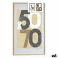 Miniatyrbild 1 av 2: Fotoram 62,5 x 2,5 x 92,5 cm Naturell Plast Trä MDF (6 antal)