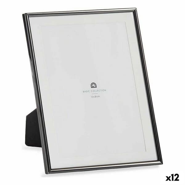 Fotoram Glas Svart Stål (12 antal)
