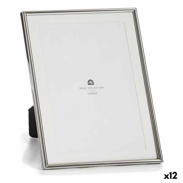 Fotoram Glas Silvrig Stål (12 antal)