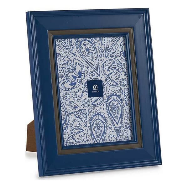 Fotoram 23 x 28 x 2 cm Glas Blå Plast (6 antal)
