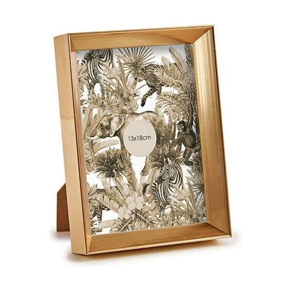 Fotoramme 15,2 x 20,2 x 3,5 cm Gylden Plastik Glas (6 enheder)
