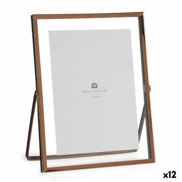 Fotoram Koppar Metall Glas Plast 18,5 x 1 x 23 cm (12 antal)