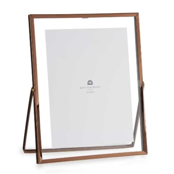 Fotoram Koppar Metall Glas Plast 20,5 x 1 x 25,2 cm (12 antal)