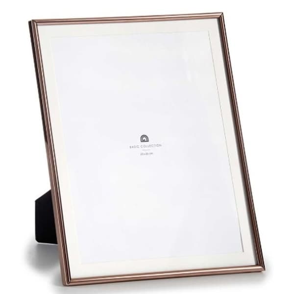 Fotoram Koppar Glas Stål 23 x 28 x 15 cm (12 antal)