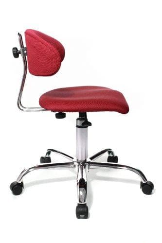 Topstar ST290W51 Fitness Drejestol med Rygstøtte Sitness 40 Fyldet polstring Rød