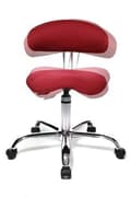 Miniatyrbillede 2 af 6: Topstar ST290W51 Fitness Drejestol med Rygstøtte Sitness 40 Fyldet polstring Rød