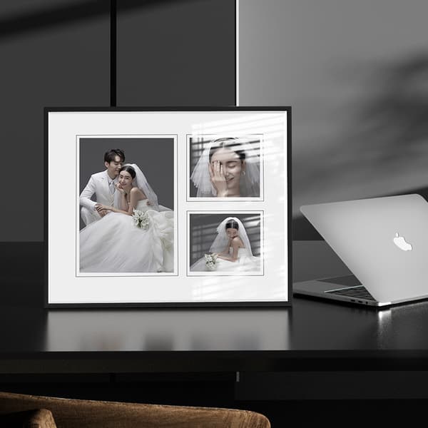 Billedramme fotoramme med klart glas
