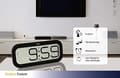 Miniatyrbillede 4 af 5: TFA Radio vægur 60.4514.01 28 mm x 321 mm x 140 mm Sort (60.4514.01)