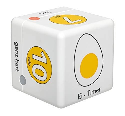 TFA Cube Timer muna munaajastin valkoinen, keltainen digitaalinen (38.2041.07)