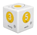 Pikkukuva 1 / 3: TFA Cube Timer muna munaajastin valkoinen, keltainen digitaalinen (38.2041.07)