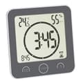 Miniatyrbillede 2 af 6: TFA Dostmann badeværelse/køkkenur med timer timer grå digital (60.4001.10)