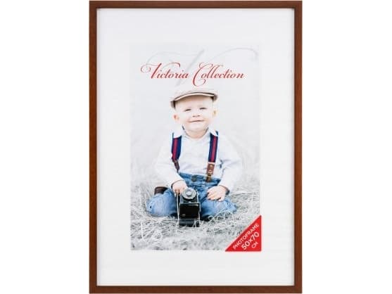 Ramka Victoria Collection Cubo photo frame 50x70, brown (VF2277)