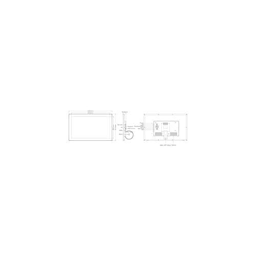 Braun Photo Technik DigiFrame 215 Business Line Digital bildram Svart 54,6 cm (21,5") (21415)