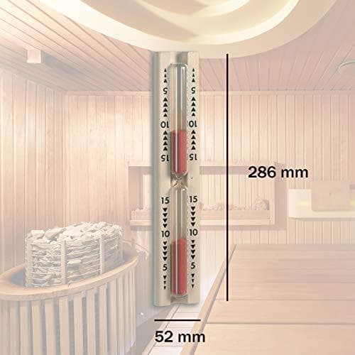 TFA sauna timeglas (L x B x H) 33 x 53 x 286 mm bøg (40.1001)