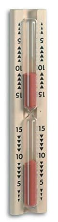 Miniatyrbillede 1 af 5: TFA sauna timeglas (L x B x H) 33 x 53 x 286 mm bøg (40.1001)