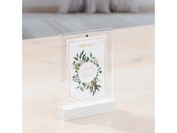 Hama Classic, Akryl, MDF, Transparent, Hvid, Enkelt billedramme, Bord, 10 x 15 cm, Rektangulær