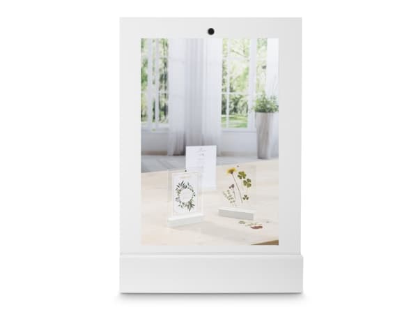 Hama Classic, Akryl, MDF, Transparent, Hvid, Enkelt billedramme, Bord, 10 x 15 cm, Rektangulær