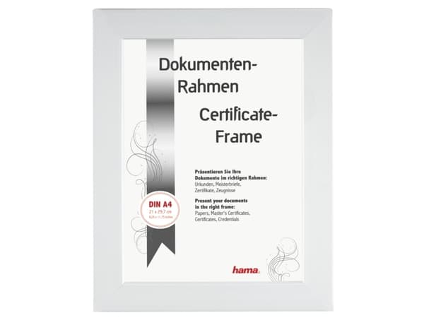 Hama Paris, Enbildsram, Polystyren, Vit, 10 x 15 cm, Rektangulär, Reflekterande