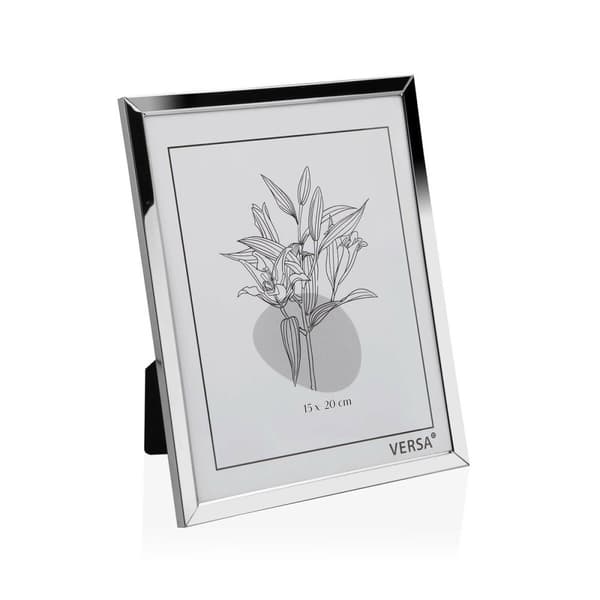 Fotoramar Versa Silvrig Metall Minimalistisk 1 x 20,5 x 15,5 cm