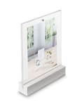 Miniatyrbillede 2 af 6: Hama Classic - Akryl - MDF paneler - Gennemsigtig - Hvid - Enkelt fotoramme - Bord - 10 x 15 cm - Rektangulær (00057743)