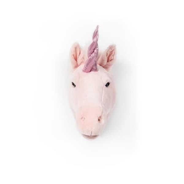 Wild &amp; Soft - Julia Pink Unicorn Trophy - Djurhuvud