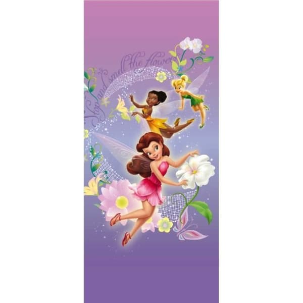 Affisch - AG DESIGN - Tingeling - Lila - H 202 x B 90 cm - Väggdekoration barn