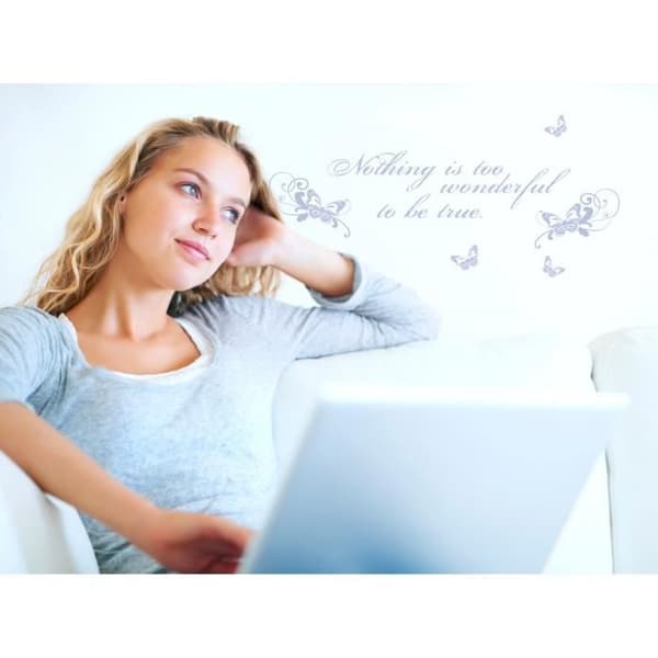 Underbart, Wallsticker - 14 x 70 cm