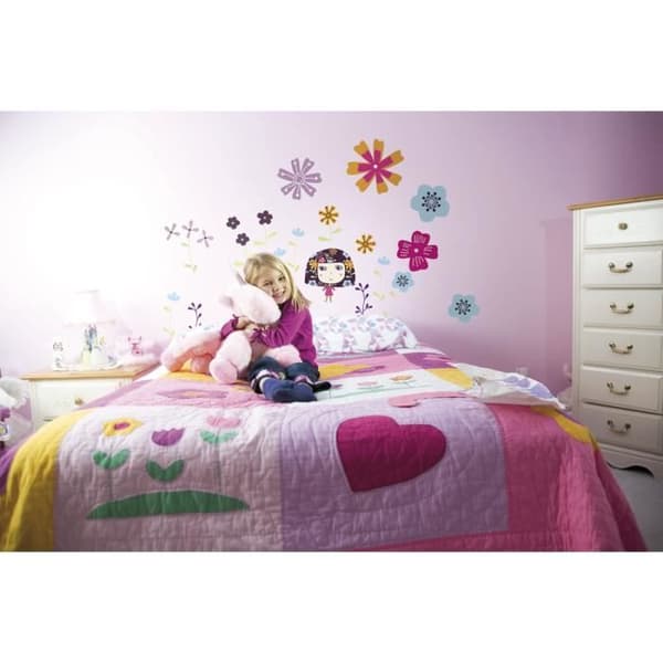 Flowerine, Wallsticker - 50x70 cm