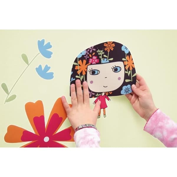 Flowerine, Wallsticker - 50x70 cm