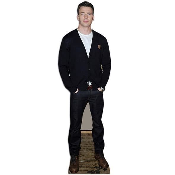 Figur - Chris Evans - Livsgröße - 183 cm - Ultralätt - Dekorativ