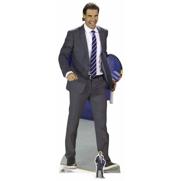 Figuriner - Blanding - Rafael Nadal - Naturlig storlek 183 cm - Ultralätt - Dekorativ