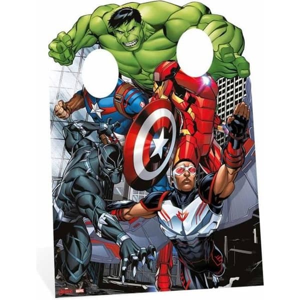Marvel Avengers Gathering Head Pass Kartongfigur - Marvel - Avengers - Barn - Pojke