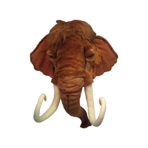 Bibib & Co Mammoth Plush Trophy - Brun - 30 x 25 x 25 cm - Barn - Blandat