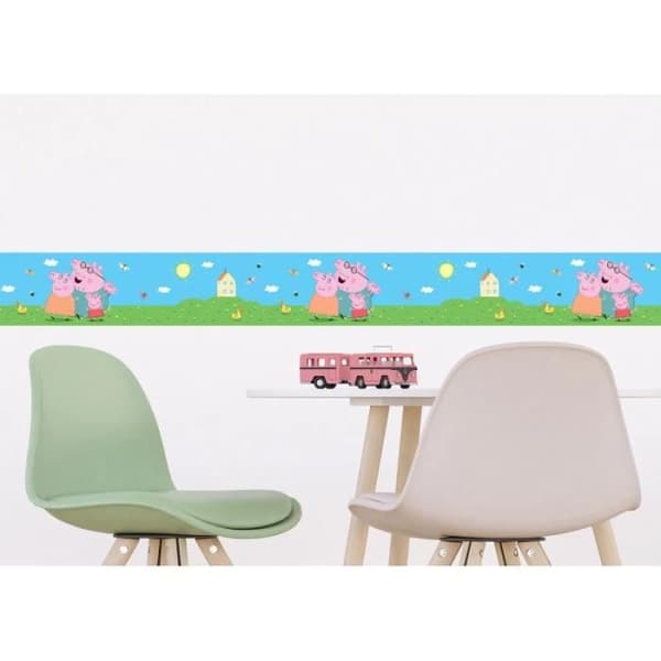 PEPPA PIG ADHEMIVE WALL Frieze - BARNRUM
