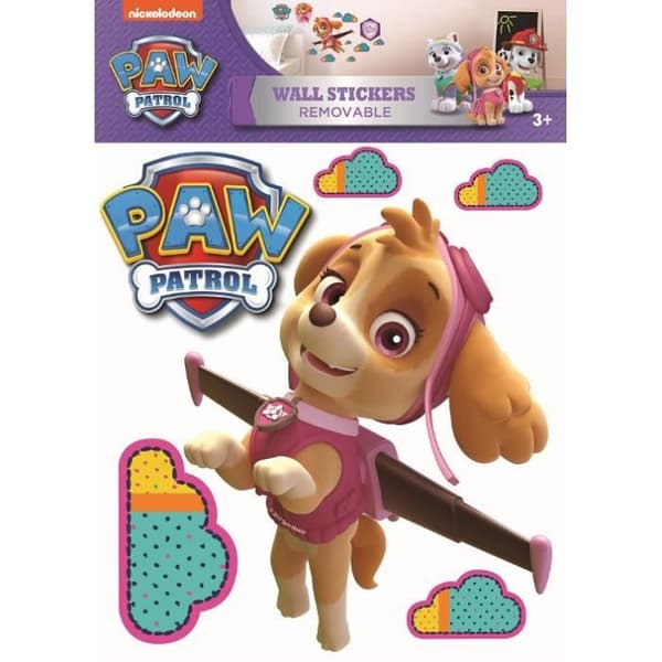 4 Skye Paw Patrol-klistermärken 13,5X 32,5 CM
