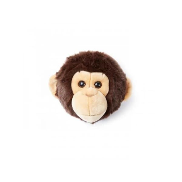 Dekorativt föremål - Joe monkey head - Barn - Blandat - Brun