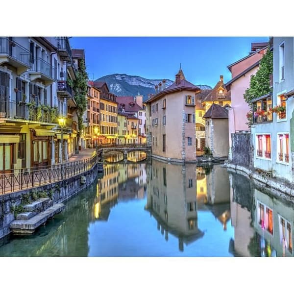 Annecy, Haute-Savoie, Frankrike, non-woven väggfoto, 360x270 cm, 4 delar