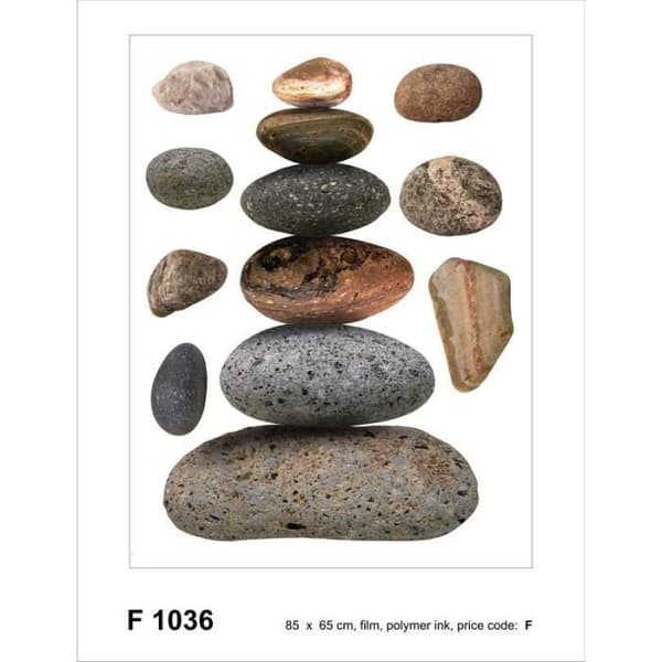 Stenar, Stor wallsticker 65 x 85 cm