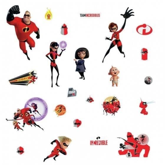 RoomMates Incredibles Vinyl 23-delade väggdekaler