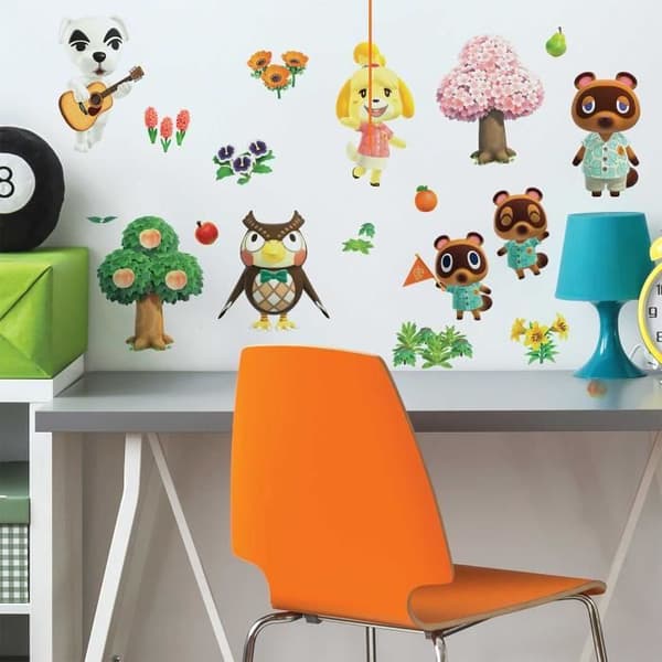 Nintendo Animal Crossing Wall Stickers - ROOM MATES - Set med olika dekaler