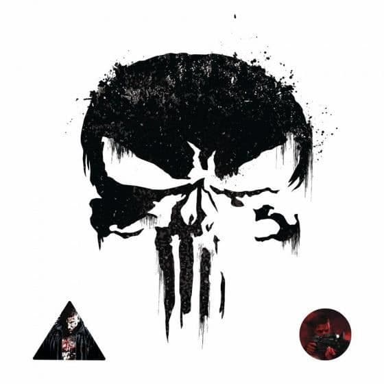 RoomMates väggklistermärken The Punisher vinyl 3 stycken