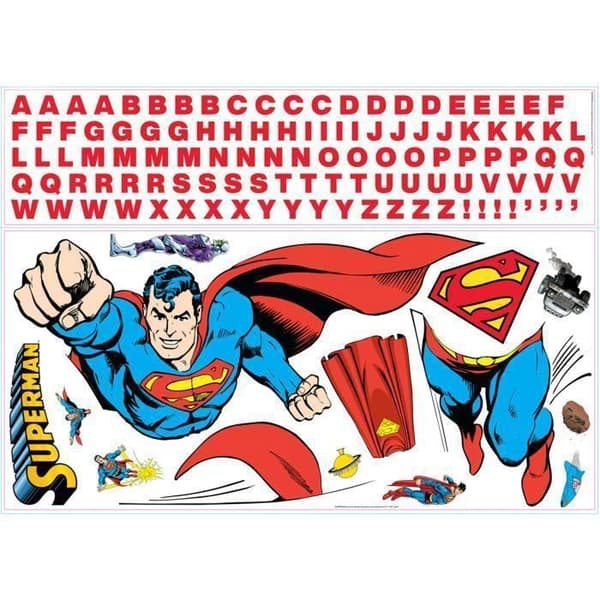 Väggklistermärken - Superman - Klistermärkeset - Flerfärgad - Lätta att applicera - För barn