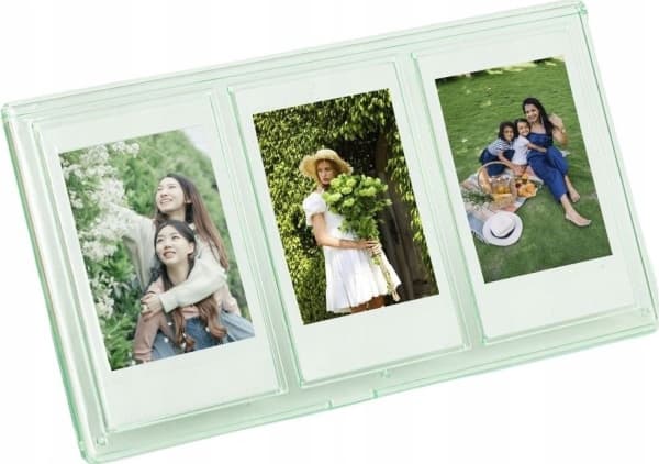 LoveInstant 3 fotoramar för kameror / Zink-skrivare / Fuji Instax Mini - Grön