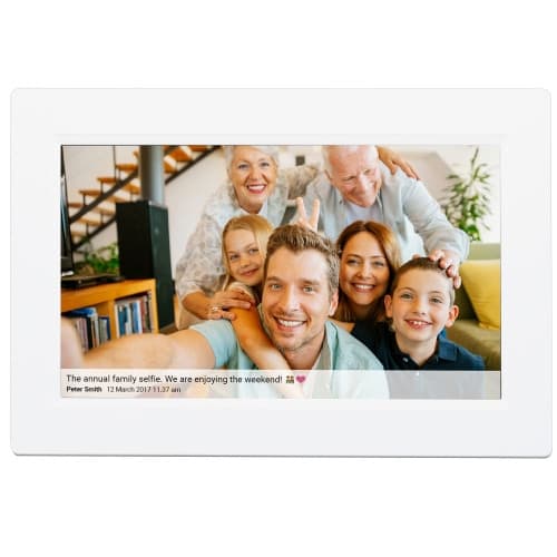 Smart fotoram 10,1 Wifi FRAMEO programvara PFF-1015W Vit