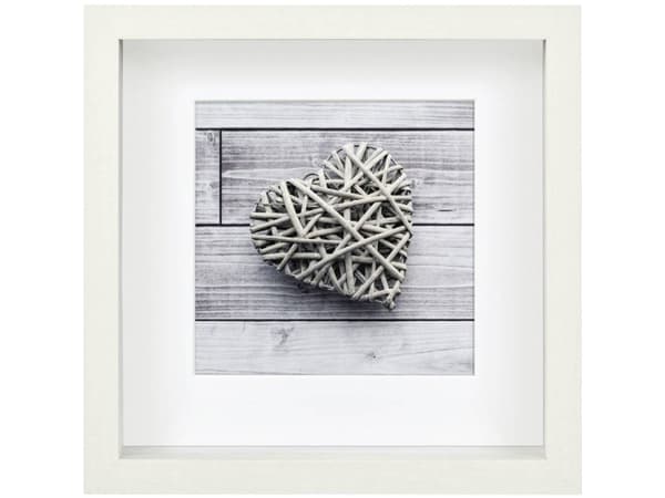 Hama Scala, MDF, Vit, Enkel bildram, 15 x 15 cm, Kvadrat, Reflekterande