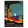 Miniatyrbild 1 av 4: Legendarte - Loano Vintage turistaffisch - målning, tryck på duk cm. 50x70