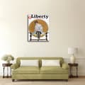 Miniatyrbild 3 av 4: Legendarte - Målning, tryck på duk - Liberty Magazine oktober 1924 - C. Coles Phillips cm. 40x50