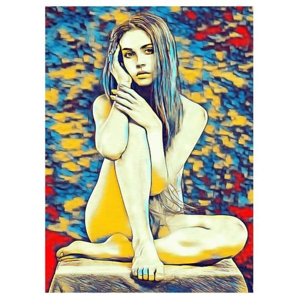 Legendarte - Målning, Tryck på duk - Modell i Pose cm. 50x70