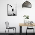 Miniatyrbild 2 av 4: Legendarte - Målning, tryck på duk - Flygande ballongflicka cm. 50x70