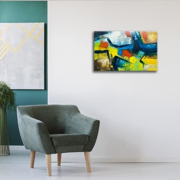 Legendarte - Målning, Tryck på duk - En lysande blomma cm. 50x70